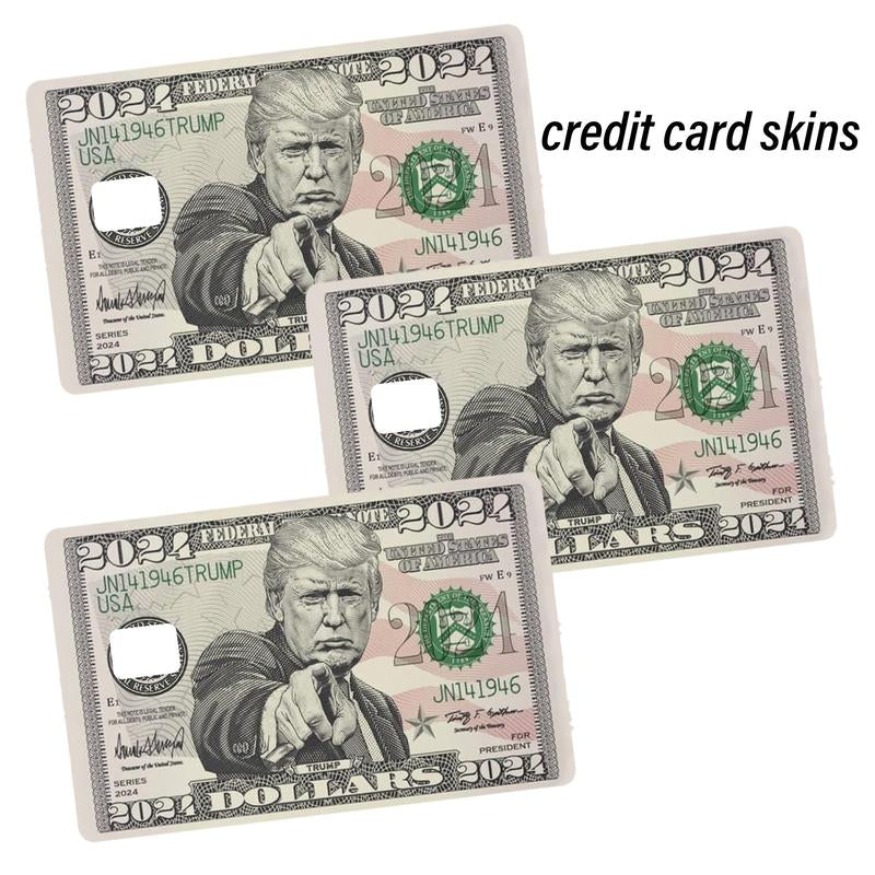 Trump President 45 47 Sticker Donald Trump Card Skins Waterproof Debit Credit Skin Cover Trump 2024 Maga Card Cover - Decorative Credit Card Skin for Christmas