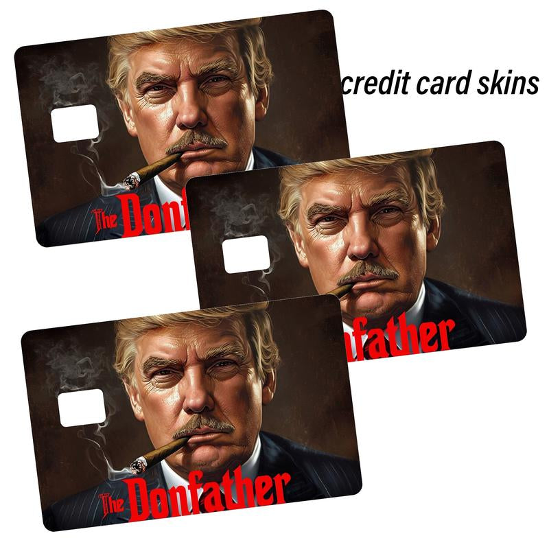 Trump President 45 47 Sticker Donald Trump Card Skins Waterproof Debit Credit Skin Cover Trump 2024 Maga Card Cover - Decorative Credit Card Skin for Christmas