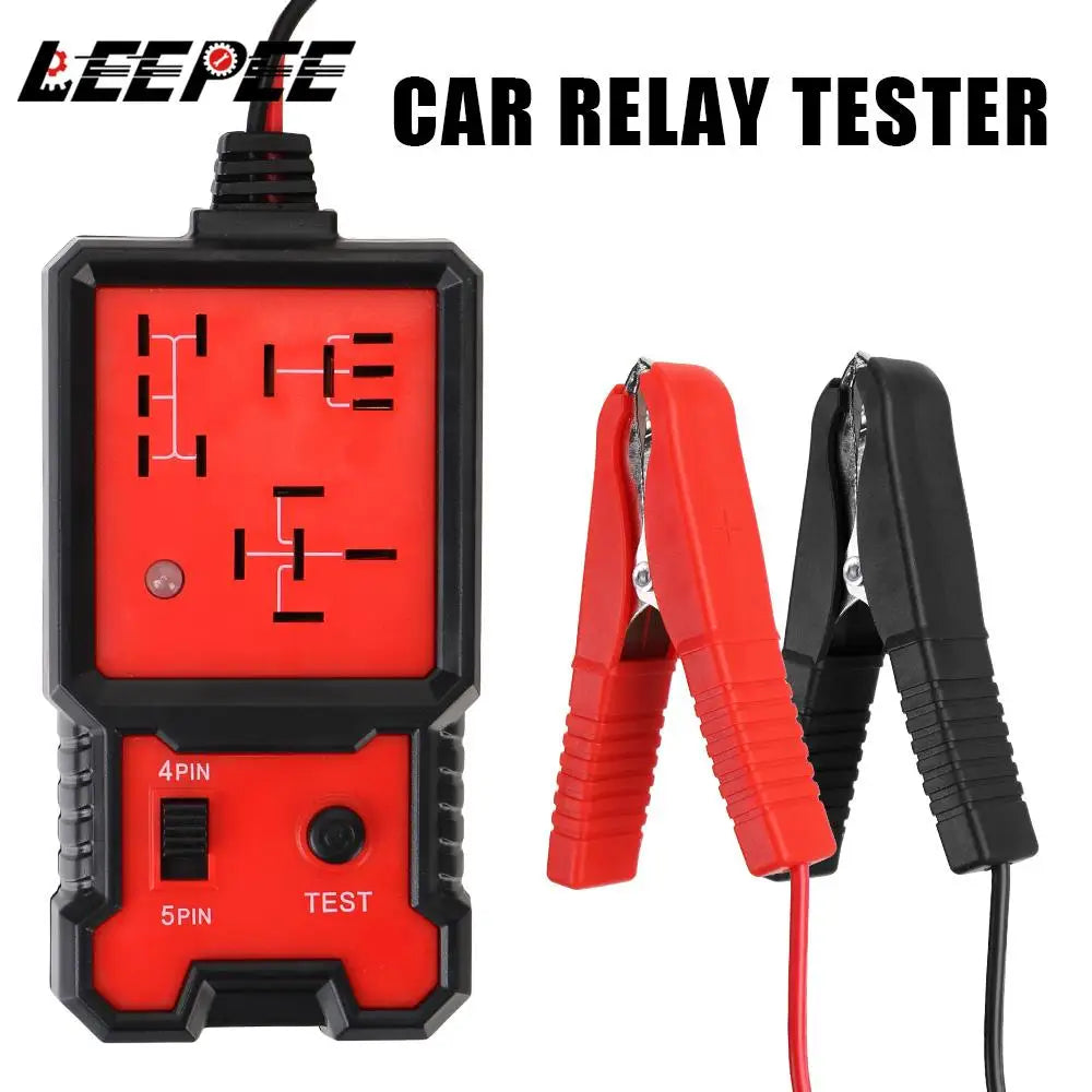 Universal 12V LED Indicator Light Car Battery and Relay Tester for Automotive Applications