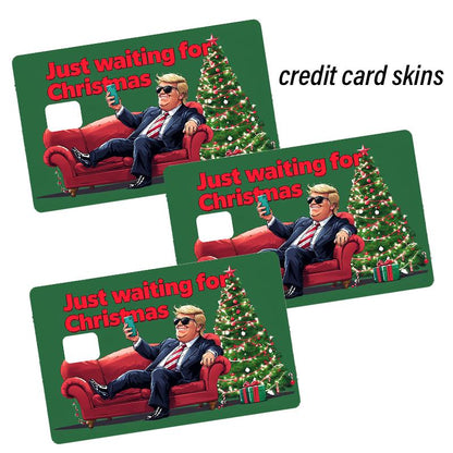 Trump President 45 47 Sticker Donald Trump Card Skins Waterproof Debit Credit Skin Cover Trump 2024 Maga Card Cover - Decorative Credit Card Skin for Christmas