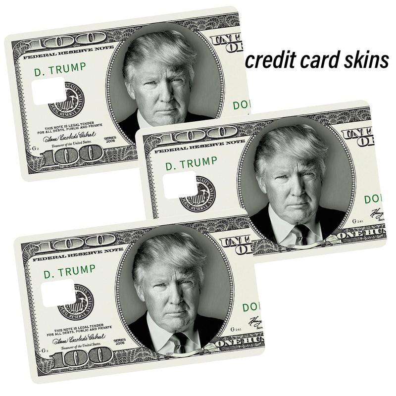 Trump President 45 47 Sticker Donald Trump Card Skins Waterproof Debit Credit Skin Cover Trump 2024 Maga Card Cover - Decorative Credit Card Skin for Christmas