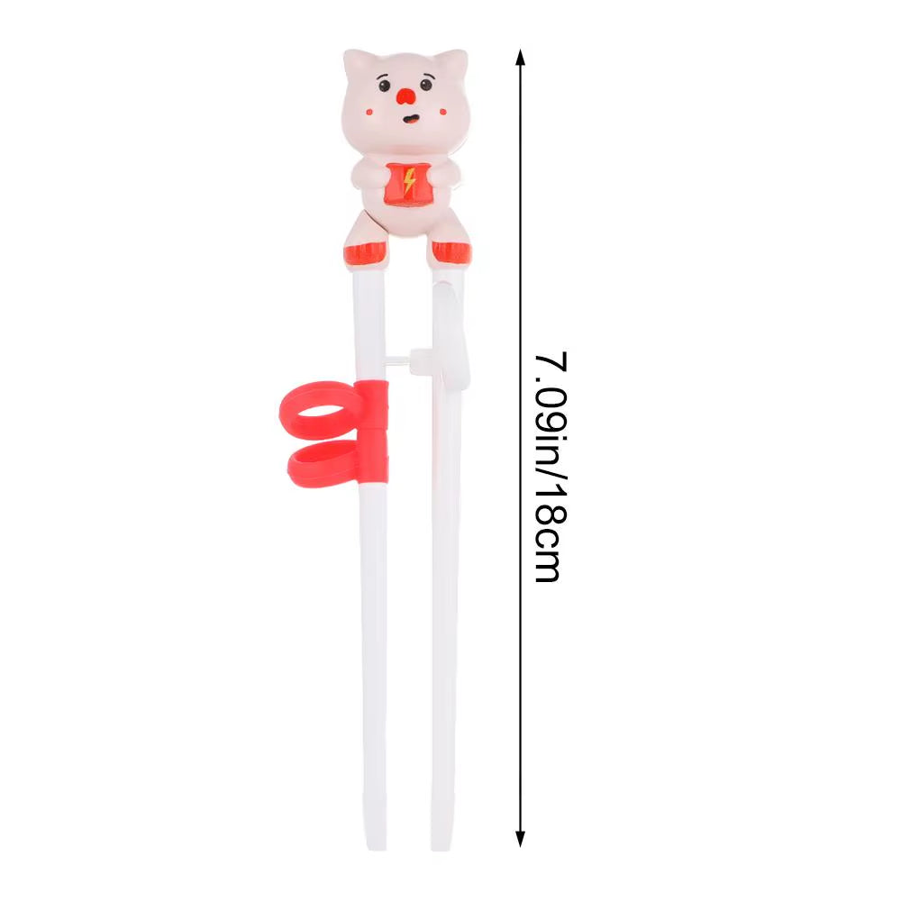 Cartoon Animal Baby Learning Chopsticks - Durable Training Utensils for Kids