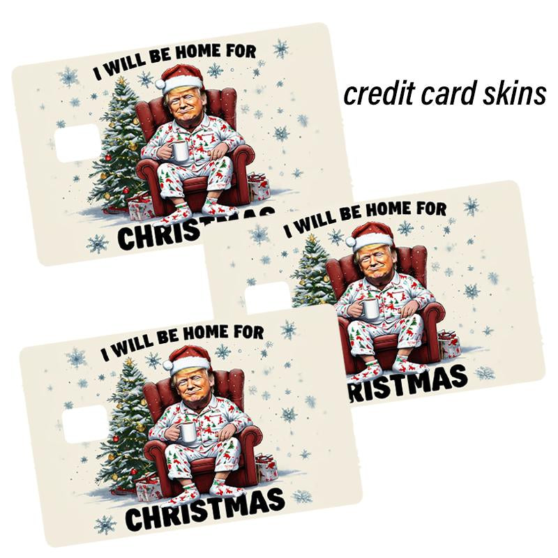 Trump President 45 47 Sticker Donald Trump Card Skins Waterproof Debit Credit Skin Cover Trump 2024 Maga Card Cover - Decorative Credit Card Skin for Christmas