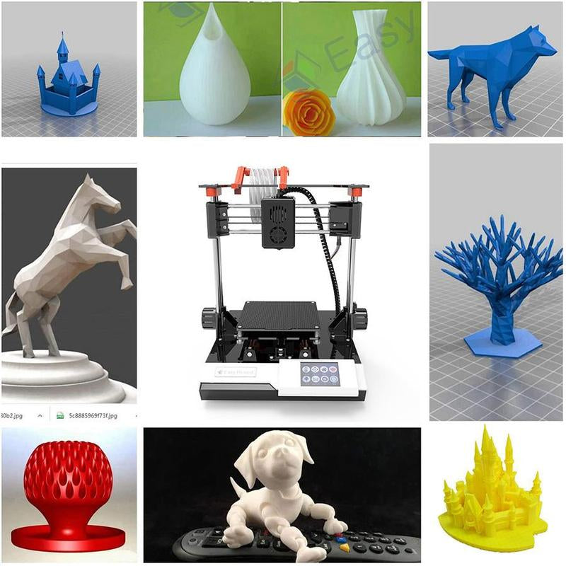 3D Printer with Touch Screen, 1 Count Portable 3D Printer Compatible with PLA TPU 1.75Mm Filament, 3D Printing Supplies