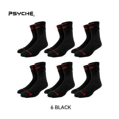 PSYCHE Buy One Get One Free Non-Slip Sports Socks for Men and Kids - Quick Dry, Professional Quality, Nylon, Ideal for Basketball and All Seasons