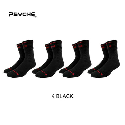 PSYCHE Buy One Get One Free Non-Slip Sports Socks for Men and Kids - Quick Dry, Professional Quality, Nylon, Ideal for Basketball and All Seasons