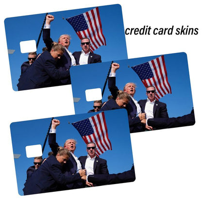 Trump President 45 47 Sticker Donald Trump Card Skins Waterproof Debit Credit Skin Cover Trump 2024 Maga Card Cover - Decorative Credit Card Skin for Christmas