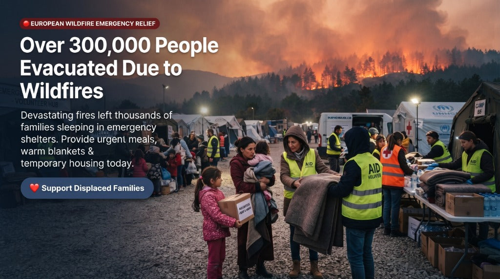 European Wildfire Family Shelter Relief 2026